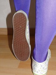 Wifes well worn sneaker runners boots stockings