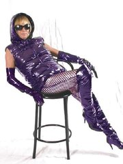 Fetish glistening covers and jackets