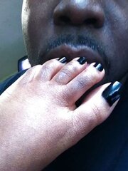 Ebony Toes Footjob