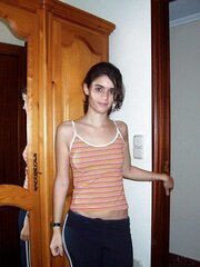 youthful Posing Tramp