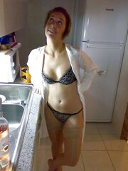 Teenager bare at home!