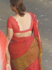 Indian sari backs