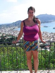 Dutch dame on holiday