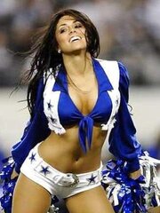 White cheerleaders
