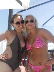 Chubby slags seren,amy,charlotte and vicky holiday photos