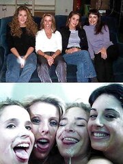 Just Before And After Facials !
