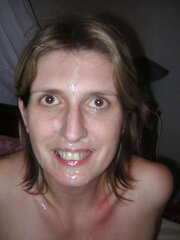 French fledgling in super-sexy de-robe two with facial cumshot