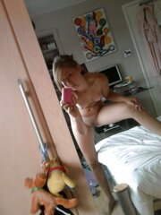 Jiggly Teenager In Bedroom
