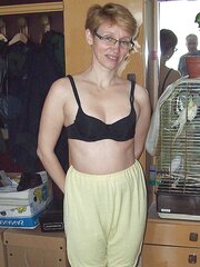 In the pants.