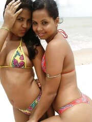 Latina arse at the beach