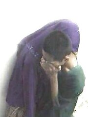 Tudung Seks Kantoi Di Tangga