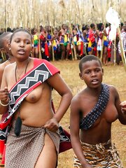 Yearly reed-dance in Swaziland