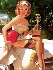 Vintage Pinch Up Art
