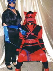 Satin Restrain Bondage