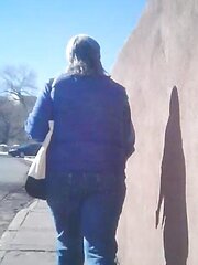 Street mature bum