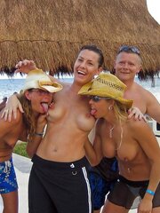 Mingle of bare stunners