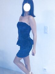 My gf teenager bthday in stockings and fresh gold high-heeled shoes