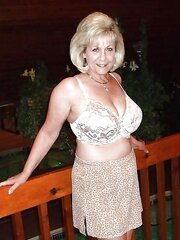 An utterly magnificent mature ash-blonde lady