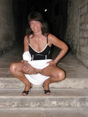 Upskirt outside