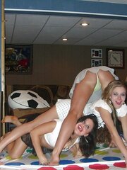 Magnificent Teenagers Playing Twister
