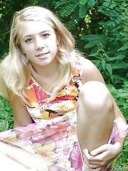 Another outdoor blondie