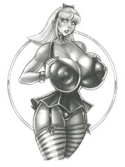 Enormous Breast Drawings Pt
