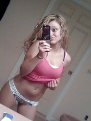 Youthfull teenager selfshots