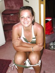 Gals on toilet