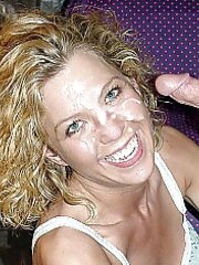 Ins gesicht gespritzt
