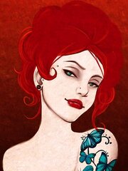 Crimson fervor...