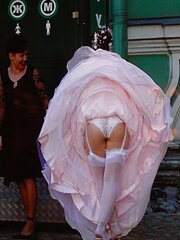 BRIDES wedding white undies voyeur married youthfull