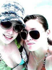 Morgane my breasty grand cousine